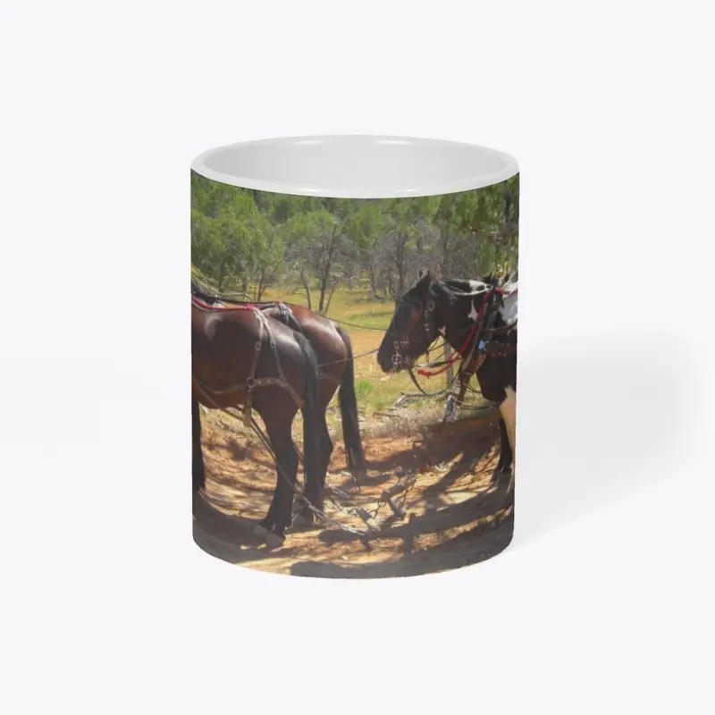 Draft Horses Mug