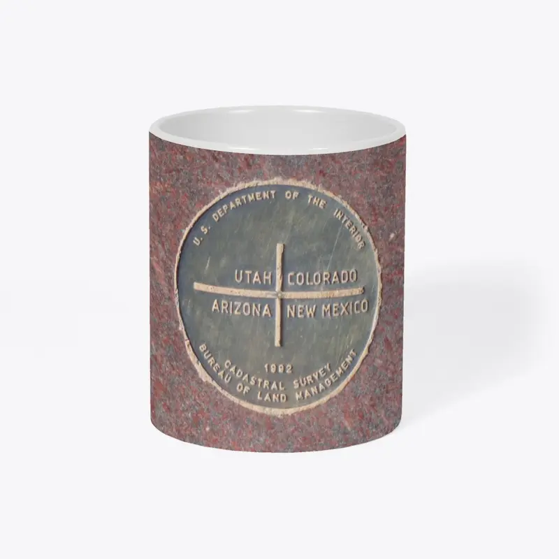 Four Corners Monument Marker Mug