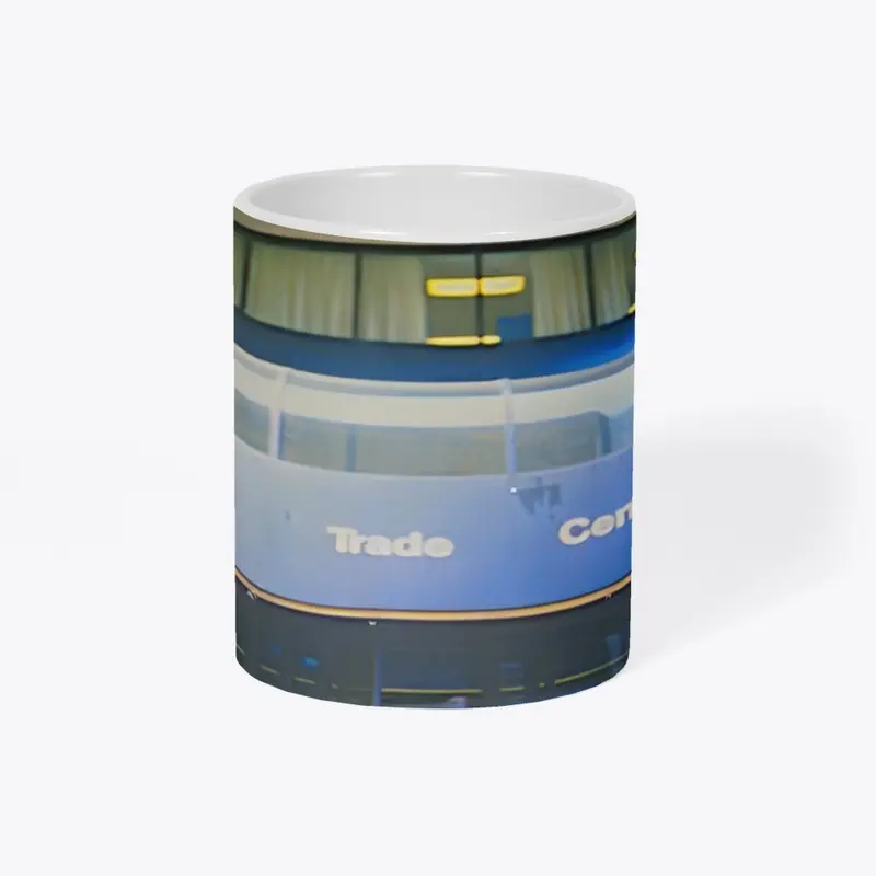 World Trade Center Entrance Sign Mug